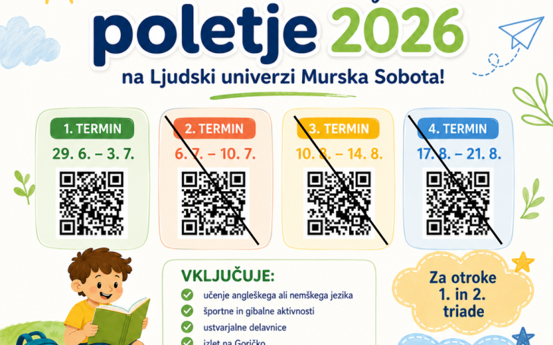Vsak dan zagotovljene pestre aktivnosti in do 9-urno varstvo! (od 6.30 do 16.30)