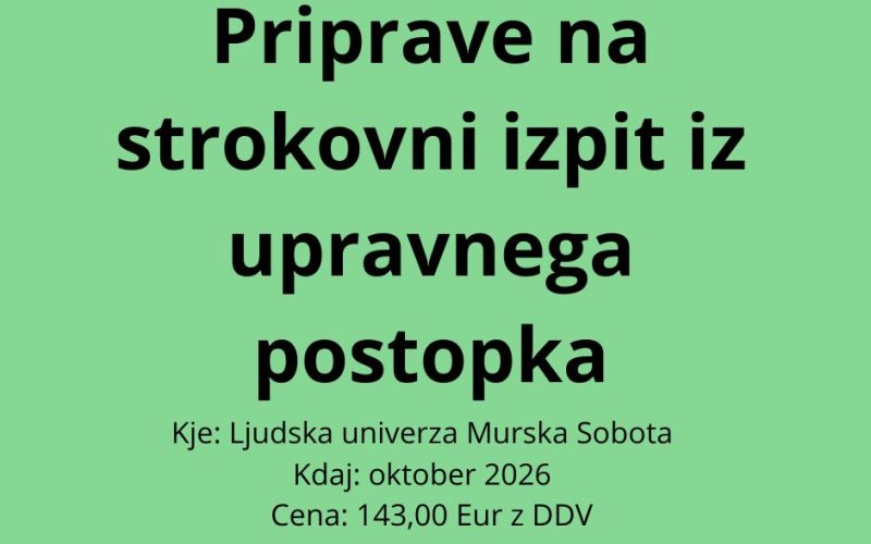 priprave ZUP za splet